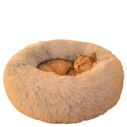 Winter Cozy Plush Pet Bed for Cats