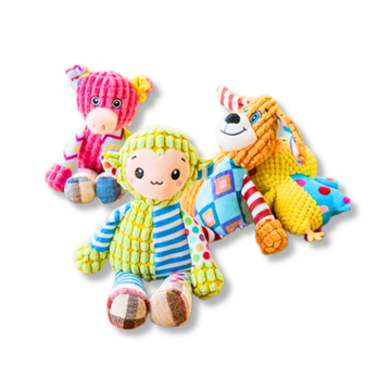 Interactive Squeaky Plush Toy