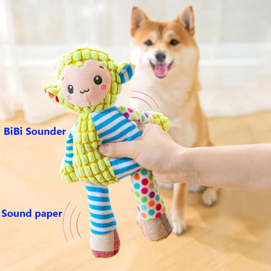 Interactive Squeaky Plush Toy for Dogs & Cats
