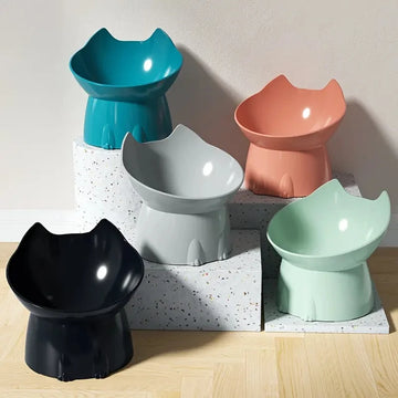 Tilted Anti-Tip Elevated Bowl